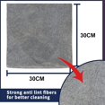 thumbnail image 2 of 7 piezas de paño mágico de 30 * 30 cm para limpieza de ventanas, fibra absorbente de agua de paño de limpieza mágico engrosado, eliminación de manchas altamente efectiva ER, 2 of 5