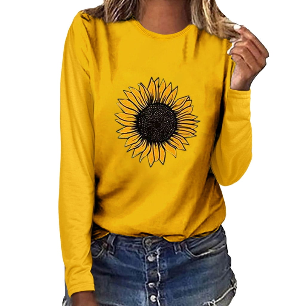 sunflower long sleeve shirt