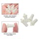 thumbnail image 4 of Uxcell 7.5mm Clavos de Reparación para Puertas de Gabinete, Pasadores de Resorte para Conector de Panel de Puerta, Blanco, 24 Pcs, 4 of 7
