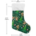 thumbnail image 2 of GZHJMY Christmas Stocking, Personalized Christmas Tree Large Candy Stocking Hanging Gift, 2 PCS Xmas Stockings Decoration for Family Holiday Party Ornaments Decor Fireplace, 2 of 7