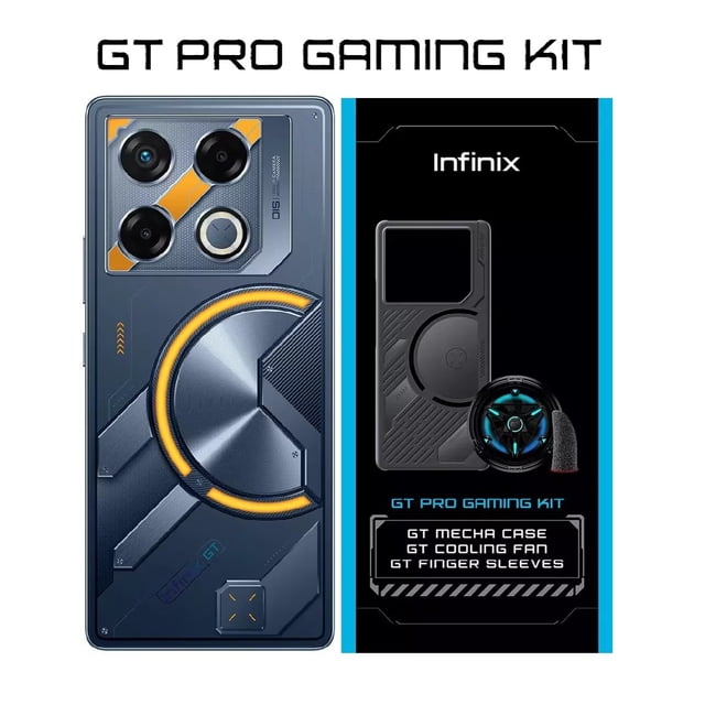 Smartphone Infinix GT 20 Pro 5G 256GB 12GB RAM Mecha Orange + Gaming Kit