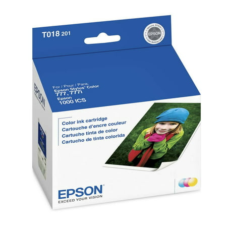 Epson, EPST018201, T018201 Color Ink Cartridge, 1