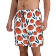 thumbnail image 2 of Goofa Hand Drawn Tomatoes Printed Mens Swim Trunks Summer Quick Dry Short Beach Swimwear Bathing Suits-, 2 of 9