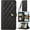 Black, variant on for iPhone 11 Leather Phone Case Wallet Zipper Purse Lady Classic Diamond Quilted Folio Flip Cover Kickstand, Card Holder Cash Slot, Magnetic Closure, Hand Wrist Strap