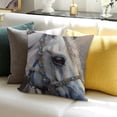 thumbnail image 3 of BANET Horse Pillow Case,Beautiful White Horse Cushion Cover Square Standard Home Decorative for Men/Women White Gray 12x12in, 3 of 5