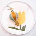 thumbnail image 3 of Hot Air Balloon Leather Keychain Handmade DIY Sewing Kit Perfect Craft Project & Idea, 3 of 4