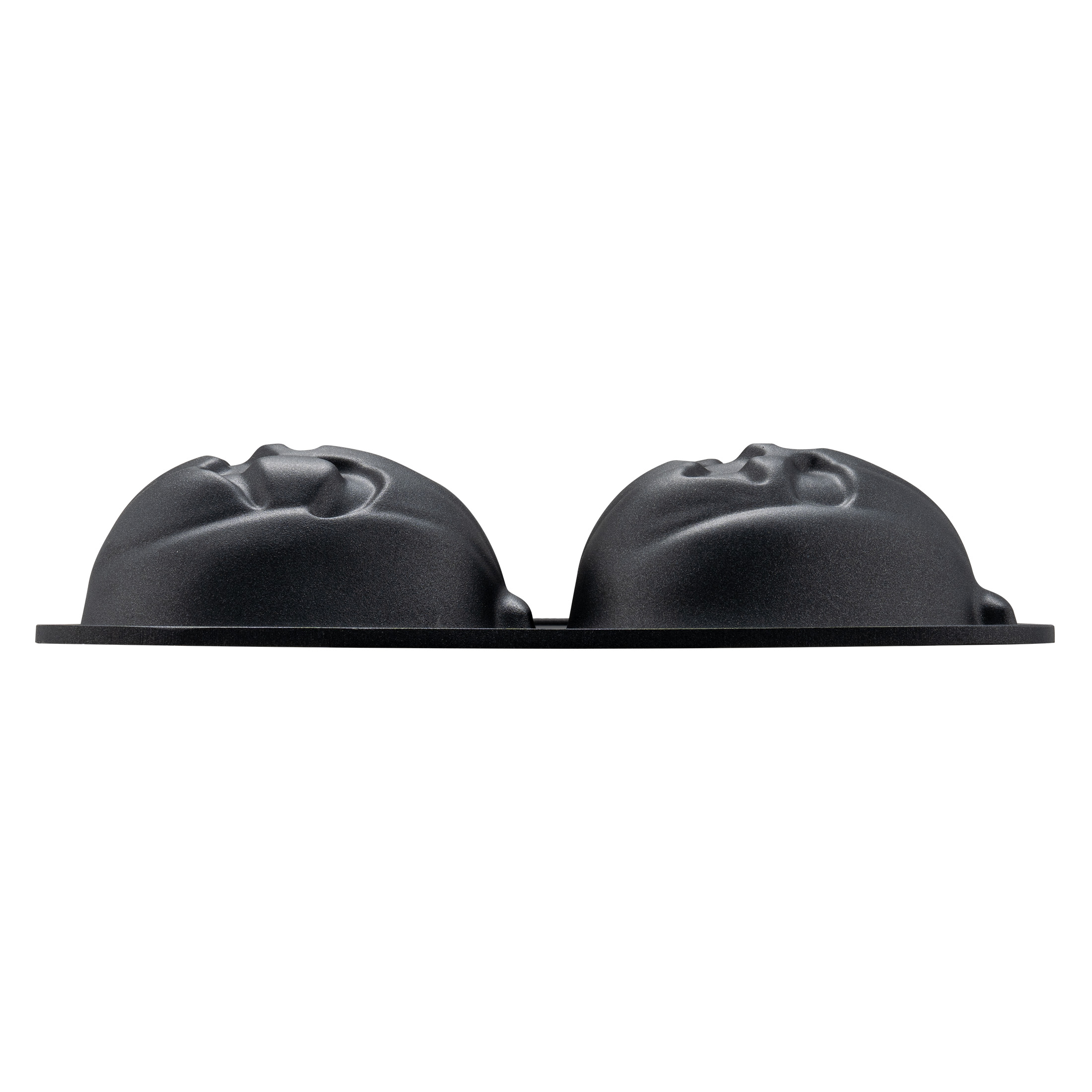 (2 pack) Way to Celebrate, Pumpkin Cast Aluminum 6-Cavity Baking Pan, Black