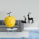 thumbnail image 2 of Figura de arte de , escultura de fruta, estatua de reno, adorno de resina, decoración decorativa para el hogar, diseño geométrico, adecuado p, 2 of 8