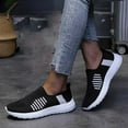 thumbnail image 6 of asdoklhq Womens Casual Shoes, Ladies Stretch Cloth Large Size Women's Casual Sports Weaving Shoes, 6 of 9