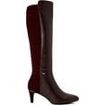 thumbnail image 2 of Alfani Womens Hakuu Faux Leather Pointed Toe Knee-High Boots, 2 of 3
