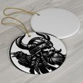 thumbnail image 3 of Viking Odin and Hugin Ornament, Personalized Christmas Ornament, Nordic Viking Scandinavian Custom Ornaments for Viking Norse Mythology Lovers Keepsake Hanging Xmas Tree, 3 of 5