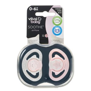 Vital Baby - Pack 2 Chupetes 0-6 Meses ""Little Star"". Vitalbaby