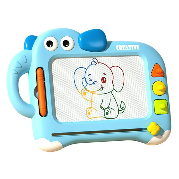 Tablero de dibujo para niños pequeños, tablero magnético para escribir, juguete de grafiti para bebés, tablero de dibujo borrable colorido para niños y niñas.