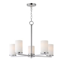 10286SWSN Maxim Lighting Lateral - 5 Light Chandelier-18.5 Inches Tall and 24 Inches Wide-Satin Nickel Finish