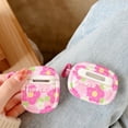 thumbnail image 3 of For AirPods 3rd Gen 2021/1/2/Pro 2 Case，Shockproof Pink Flower PC Case Cover With Ring, 3 of 5