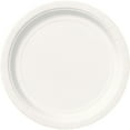thumbnail image 1 of White Round 9" Dinner Plates, 20ct, 1 of 5