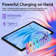 Android 15 Tablet ,8GB Ram 128GB Rom,5G WIFI 8MP+13MP Camera,1280x800 IPS Google Tablets