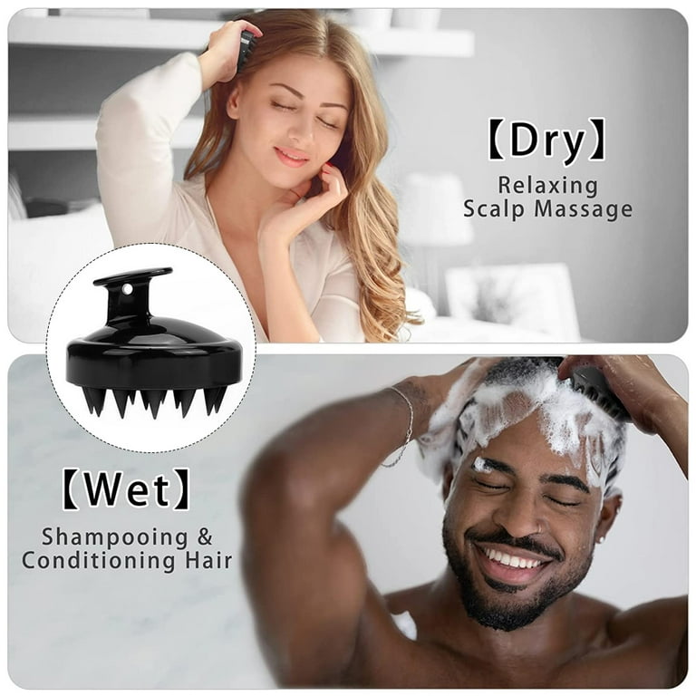 Scalp massaging shampoo brush outlet