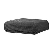 Stretch Bar Stool Covers Rectangular, Jacquard Washable Vanity Stool Seat Covers with Elastic Bands, Saddle Style Slipcovers for Counter Stools