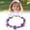 Purple, variant on 1Pc Flower Crown Head Wreath For Party,Plastic Blue