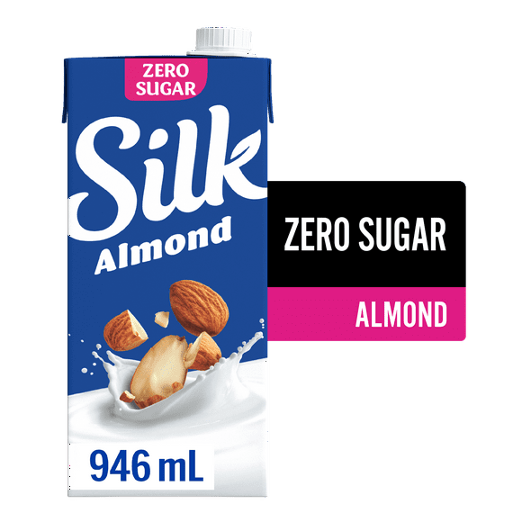 Silk Almond Milk Alternative, Unsweetened, Dairy Free, Shelf Stable
