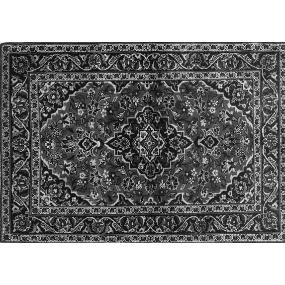 Ahgly Company Indoor Rectangle Persian Gray Traditional Area Rugs, 7' x 10'