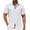White, variant on Mens Button Down Shirt Short Sleeve Casual Shirts Summer Vacation Linen Shirt Black S