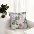 thumbnail image 6 of Pofeuu Lilies Flowers Print Double-sided plush pillowcase Square Throw Pillow Covers Pillows Cover for Living Room Bedroom Sofa Couch Cushion Cover（No pillow core）-12"x12", 6 of 7