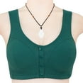 thumbnail image 3 of FUNUONY Front Closure Bra for Seniors Women Soft Wireless Bra,Daisy Bras for Older Women No Underwire Breathable Bras Comfy Full Coverage Cotton Bra,Push Up Breathable Bralettes S-6Xl, 3 of 3