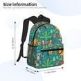 thumbnail image 2 of Disketp Jungle Animals Mochila Ligera Clásica con Múltiples Bolsillos, Mochila Casual para Hombre y Mujer, Ideal para Escuela, Trabajo y Viajes, 2 of 6