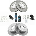 thumbnail image 2 of TRQ Front & Rear Premium Posi Metallic Brake Pad & Rotor Kit w/Fluids for Toyota BKA18726, 2 of 6