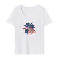 thumbnail image 1 of Camiseta de verano para mujer, camiseta de manga corta para oficina, senderismo, desplazamientos, viajes XL, 1 of 7