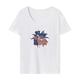 thumbnail image 1 of Camiseta de verano para mujer, camiseta de manga corta para oficina, senderismo, desplazamientos, viajes S, 1 of 7