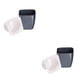 thumbnail image 1 of Injueey ABS Modern Plant Pots For Home Garden - Easy To Maintain And Long-lasting Materials Planters For Indoor Plants Durable Square silver cuadrado plata oro G105 2piezas, 1 of 6