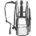 thumbnail image 4 of MyGift Clear PVC Transparent Heavy Duty School Backpack, 4 of 5