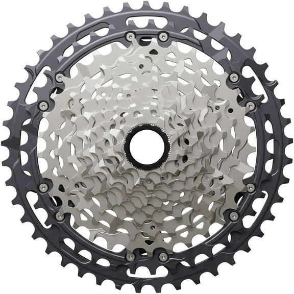 Shimano Deore XT CS-M8200-12 Cassette - 12-Speed, 9-45t, Hyperglide , Micro Spline, Gray/Silver