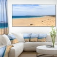 thumbnail image 1 of Sea and Clouds in Blue Sky - Seashore Canvas Art Print, 1 of 4