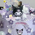 thumbnail image 4 of Kulomi Girl Cake Decoration Cartoon Sanrio Melody Cute Girl One-year-old Dessert Table Plug-in, 4 of 4
