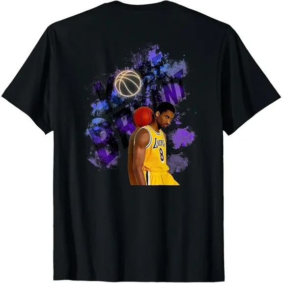 Basketball Legend 24 Back Printed Sport Fan Unisex T-Shirt up to Size 5XL