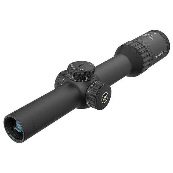 Vector Optics Continental x8 1-8x24 ED Sporting Riflescope, 93% Light Transmission, 30mm Monotube, IP67 Waterproof, Second Focal Plane, Capped Turrets (SCOC-T37)