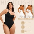 thumbnail image 2 of Lilvigor Bodysuit Shapewear for Women Tummy Control Thong Low Back Body Shaper Faja Seamless Full Body Shapewear, 2 of 7