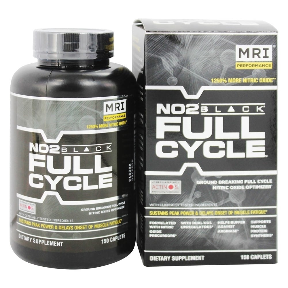 MRI Performance NO2 Black Full Cycle, Nitric Oxide Booster, 150 Ct