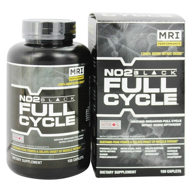 MRI Performance NO2 Black Full Cycle, Nitric Oxide Booster, 150 Ct