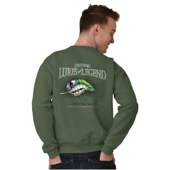 Gill McFinn Hellza Popper Fisherman Unisex Plus Fleece Graphic Sweatshirt Brisco Brands 2X