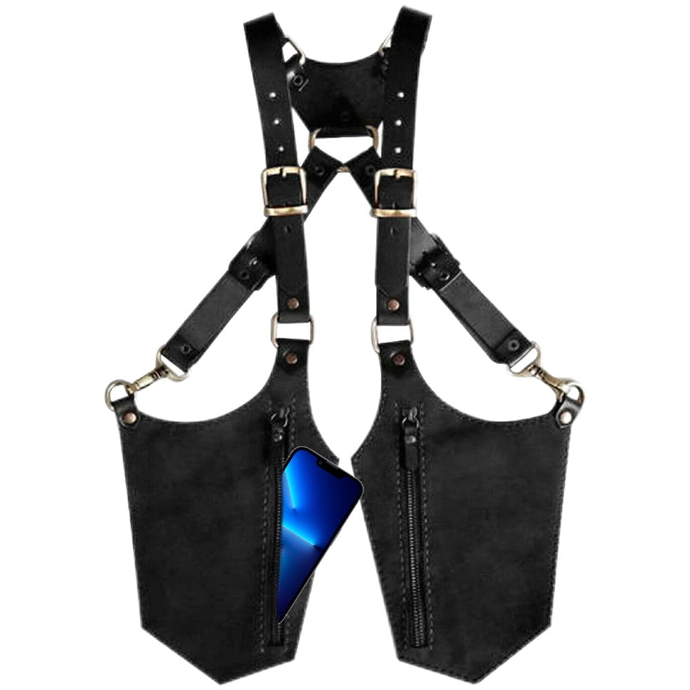 AntiTheft Underarm Bags Hidden Underarm Shoulder Bag Holster Bag for Travel Outdoors Black