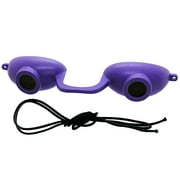 Super Sunnies Flexible Tanning Bed Goggles Eye Protection UV Glasses (Purple)