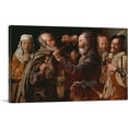 thumbnail image 1 of ARTCANVAS Brawl 1625 Canvas Art Print by Georges De La Tour - Size: 26" x 18" (0.75" Deep), 1 of 9