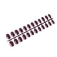 thumbnail image 1 of Vogacara 24 piezas de uñas postizas de ataúd resistentes a los arañazos de bailarina corta coloridas uñas acrílicas artificiales de color sólido DIY Juegos de manicura 12 púrpura Vogacara CE011412-12, 1 of 4