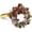 Christmas Wreath, variant on TrendMallOasis Set of 6 Christmas Wreath Napkin Rings Set- Metal Xmas Napkin Ring Holders for Cloth Napkins, Christmas Holiday Party Dinner Table Decoration