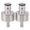 thumbnail image 1 of Bouchon d'Accouplement en C pour Bouteille pour Animaux, 2 Pcs Bouchon de Gazéification en Acier Inoxydable pour Bière et Soda, Bouchon de Gazéification pour Bouteille pour Animaux Conçu pour la Précision, 1 of 8